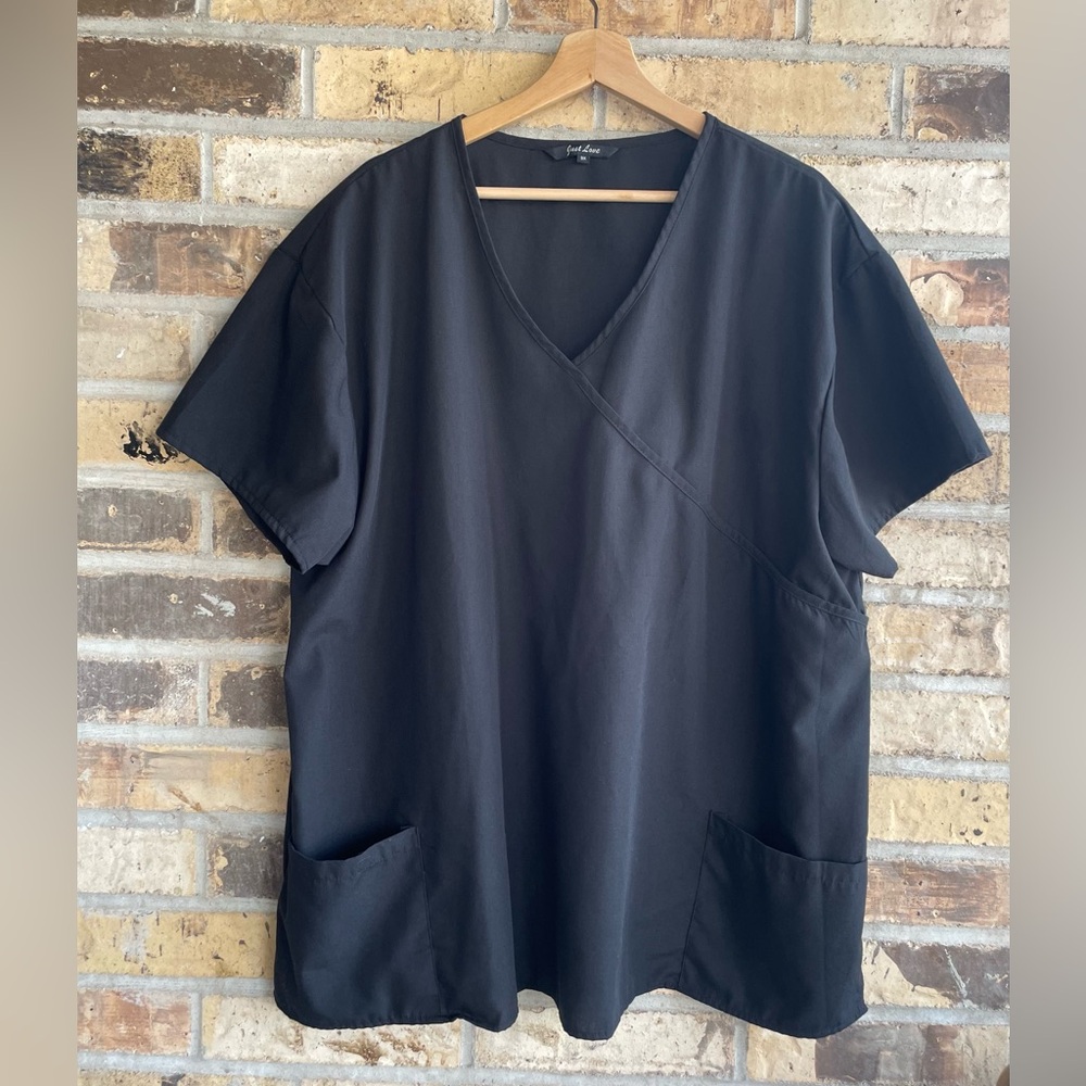 5 for $25🔥Just Love Black Scrub Top 3X
